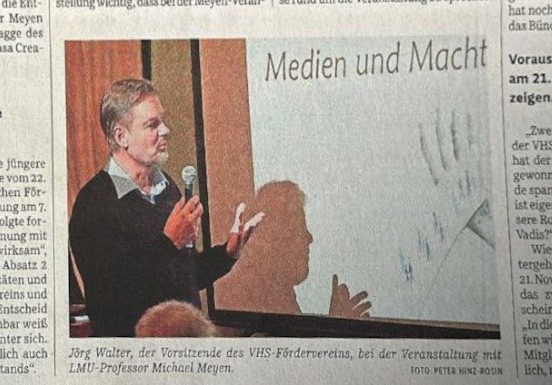 Foto von SZ Artikel mit Foto JW