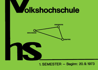 VHS Programm 1. Semster