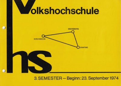 VHS Programm 3. Semster