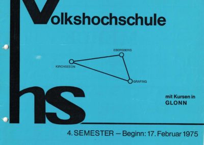 VHS Programm 4. Semster