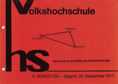 VHS Programm 5. Semster
